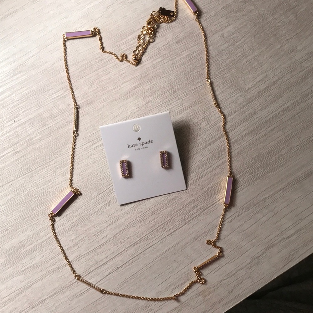 Kade spare earrings and necklace